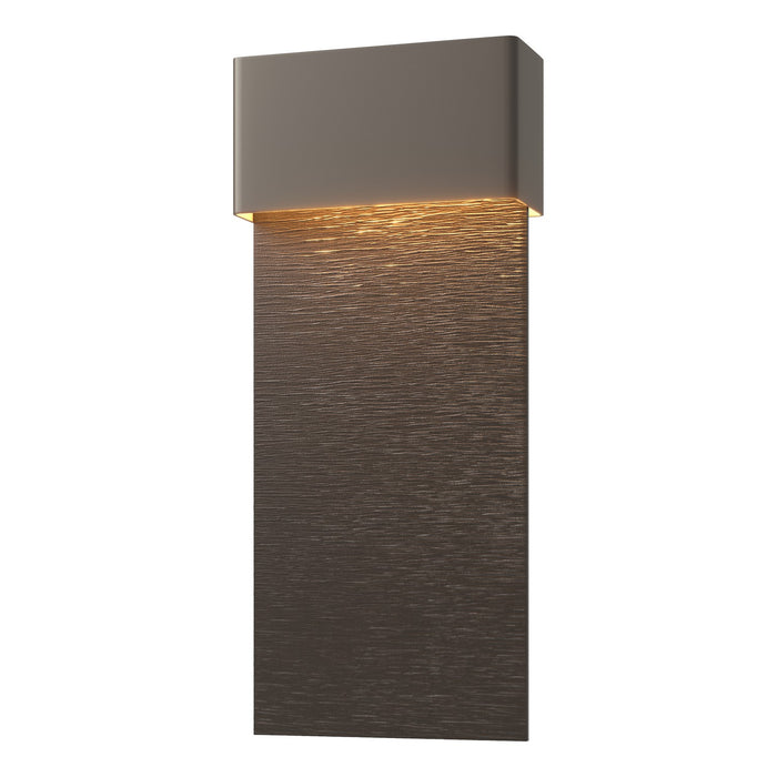 Hubbardton Forge 302632-LED-77-77 LED Outdoor Wall Sconce, Coastal Dark Smoke