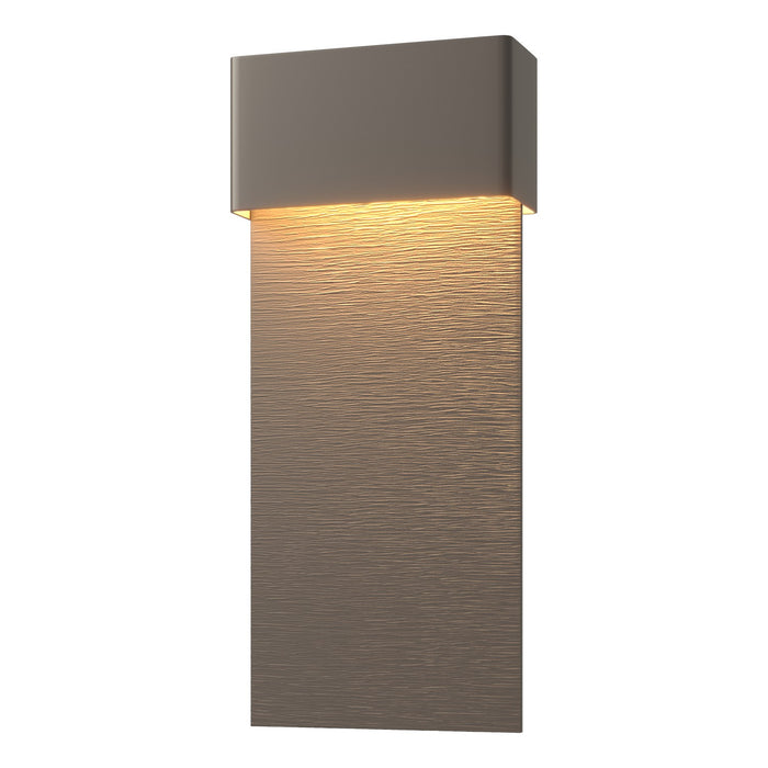 Hubbardton Forge 302632-LED-77-77 LED Outdoor Wall Sconce, Coastal Dark Smoke