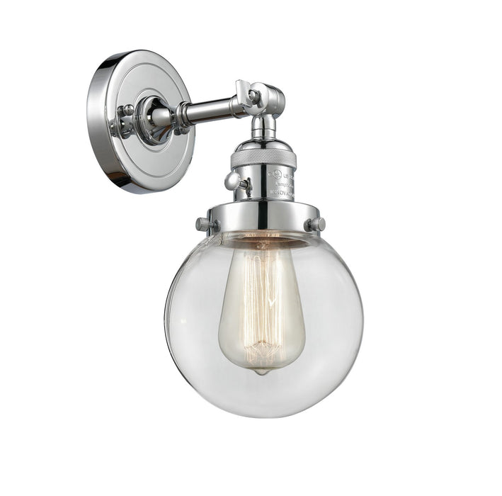Innovations 203SW-PC-G202-6-LED LED Wall Sconce, Polished Chrome