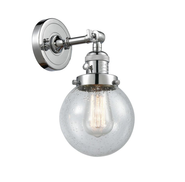 Innovations 203SW-PC-G204-6-LED LED Wall Sconce, Polished Chrome