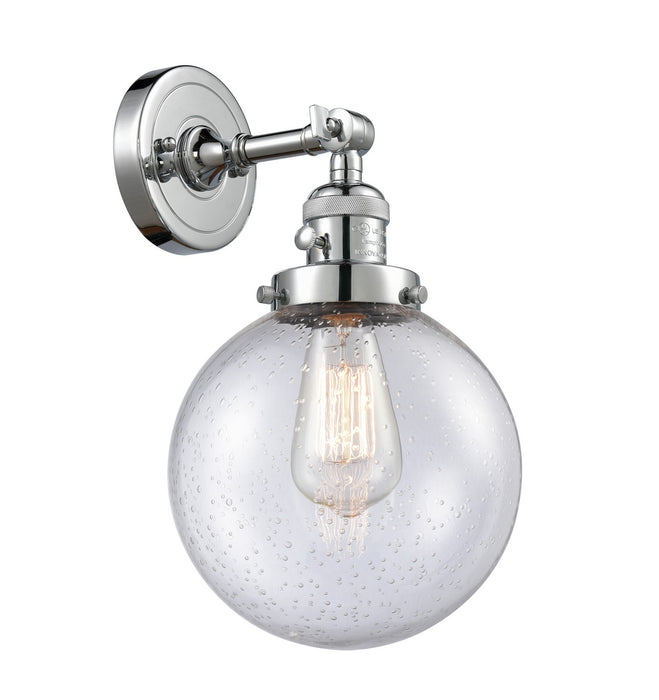 Innovations 203SW-PC-G204-8-LED LED Wall Sconce, Polished Chrome