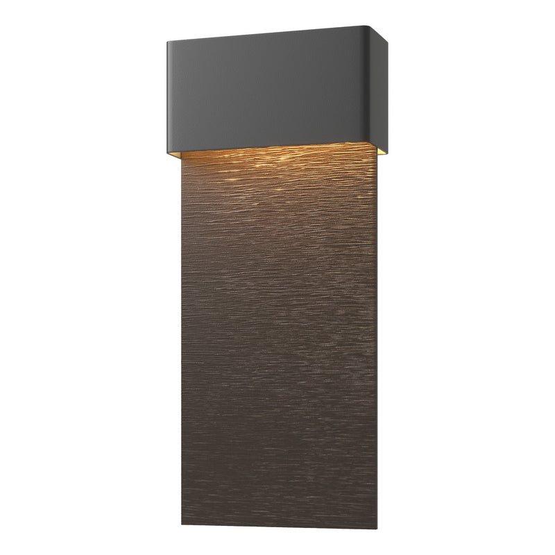 Hubbardton Forge 302632-LED-80-80 LED Outdoor Wall Sconce, Coastal Black