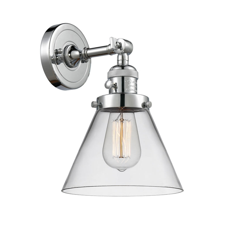Innovations 203SW-PC-G42-LED LED Wall Sconce, Polished Chrome