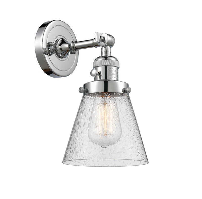 Innovations 203SW-PC-G64-LED LED Wall Sconce, Polished Chrome