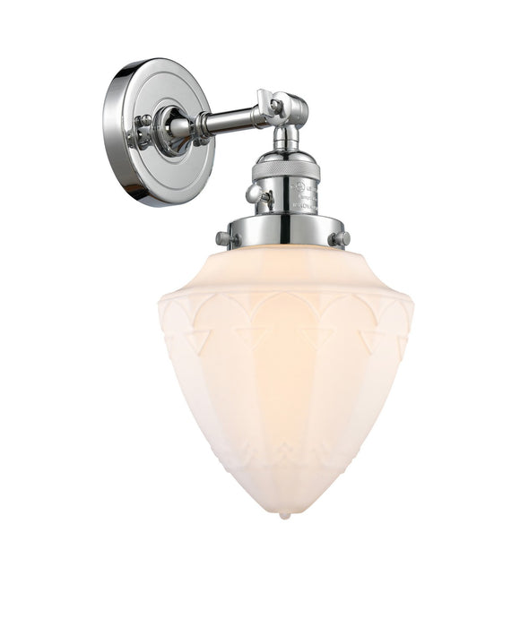 Innovations 203SW-PC-G661-7 One Light Wall Sconce, Polished Chrome