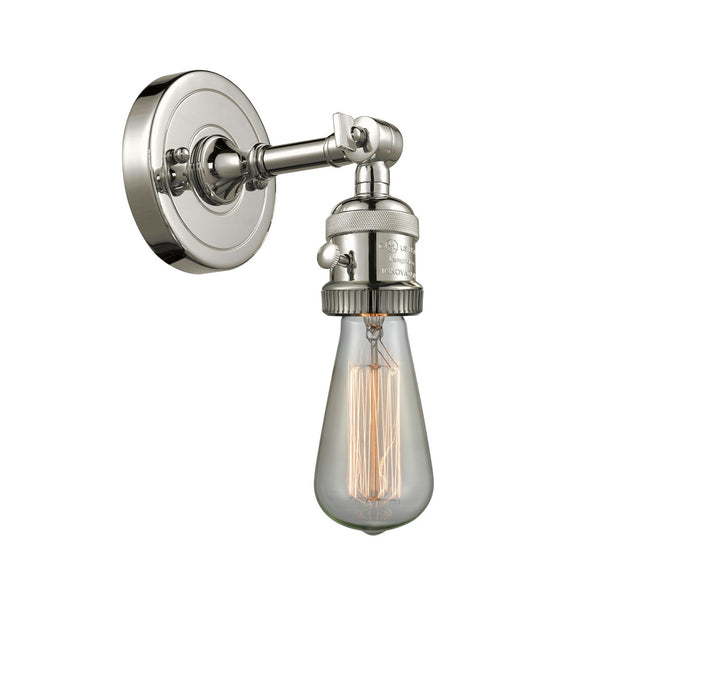 Innovations 203SW-PN One Light Wall Sconce, Polished Nickel