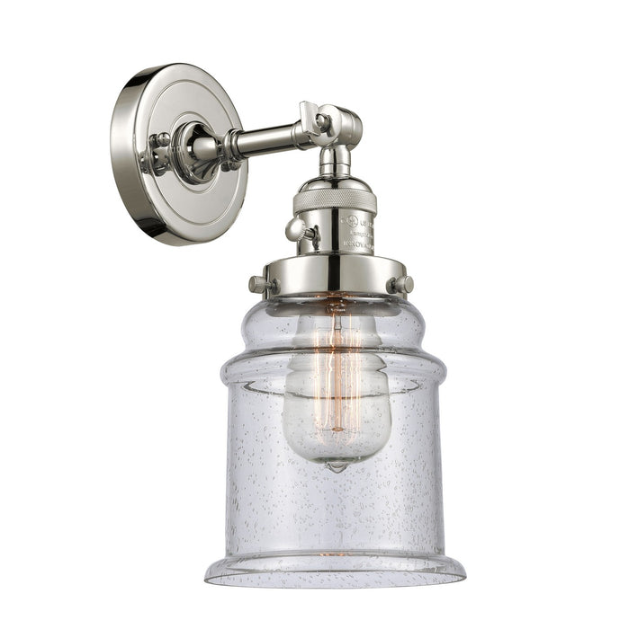 Innovations 203SW-PN-G184-LED LED Wall Sconce, Polished Nickel