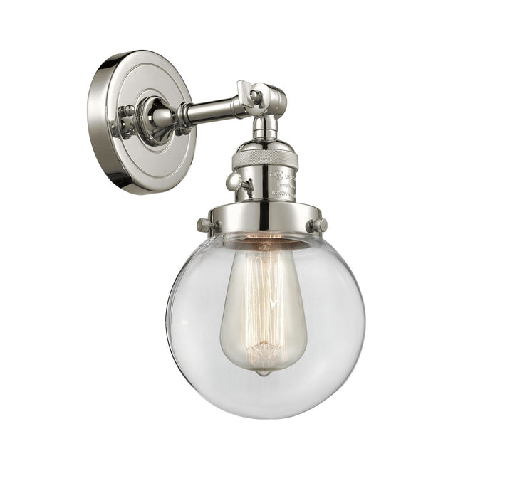 Innovations 203SW-PN-G202-6-LED LED Wall Sconce, Polished Nickel
