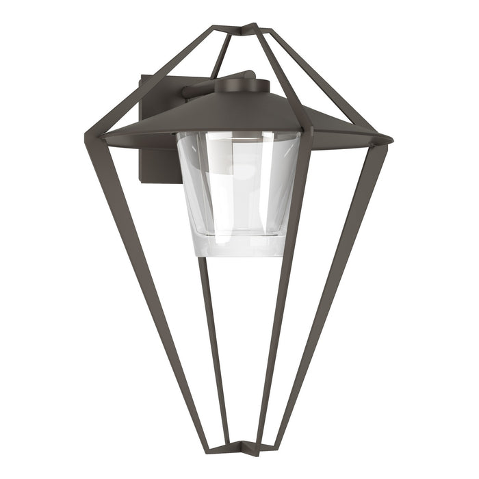 Hubbardton Forge 302652-SKT-77-ZM0727 One Light Outdoor Wall Sconce, Coastal Dark Smoke