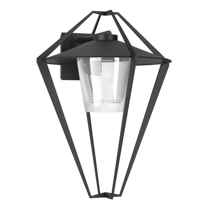 Hubbardton Forge 302652-SKT-80-ZM0727 One Light Outdoor Wall Sconce, Coastal Black