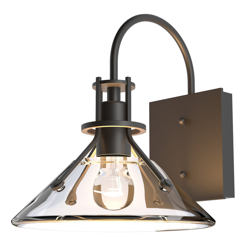 Hubbardton Forge 302709-SKT-14-ZM0673 One Light Outdoor Wall Sconce, Coastal Oil Rubbed Bronze