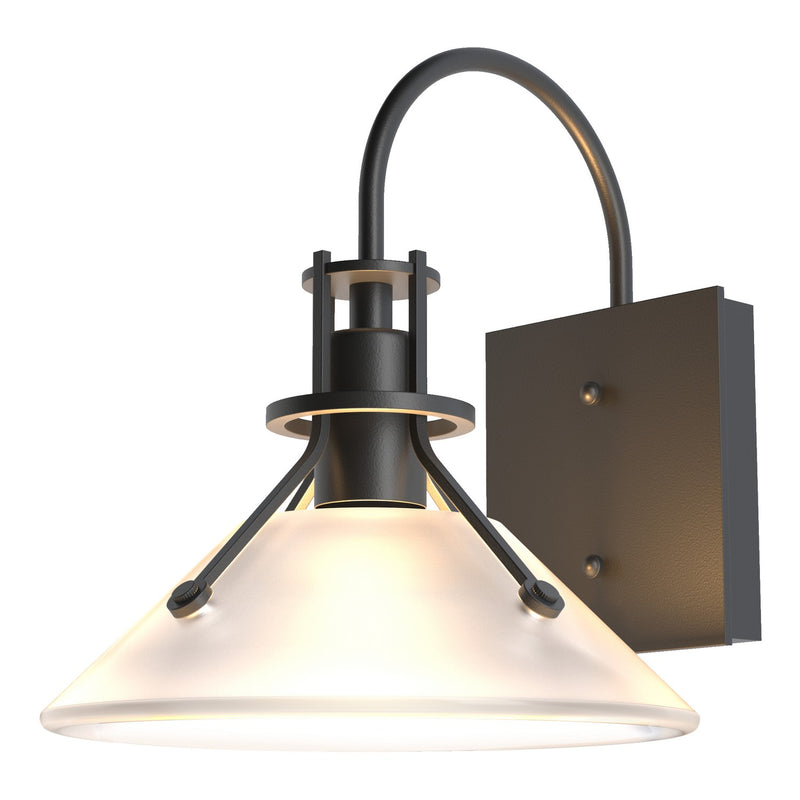 Hubbardton Forge 302709-SKT-80-FD0673 One Light Outdoor Wall Sconce, Coastal Black
