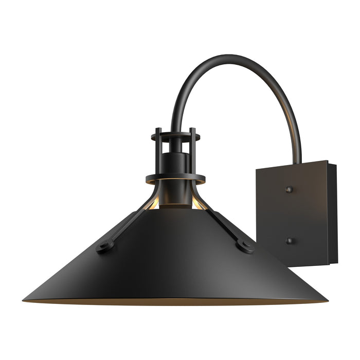 Hubbardton Forge 302712-SKT-80 One Light Outdoor Wall Sconce, Coastal Black