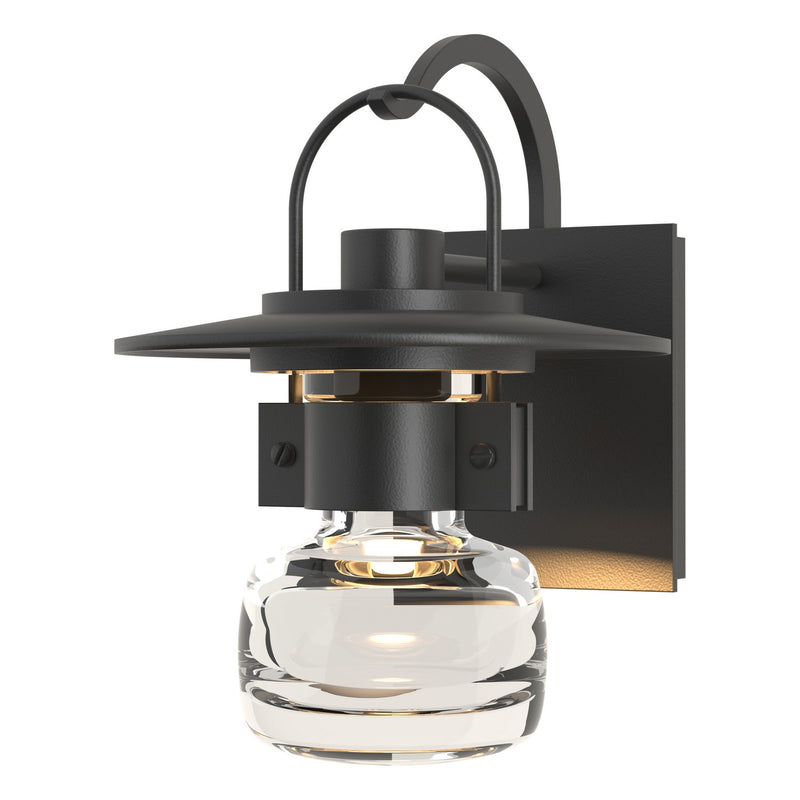 Hubbardton Forge 303001-SKT-80-ZM0435 One Light Outdoor Wall Sconce, Coastal Black