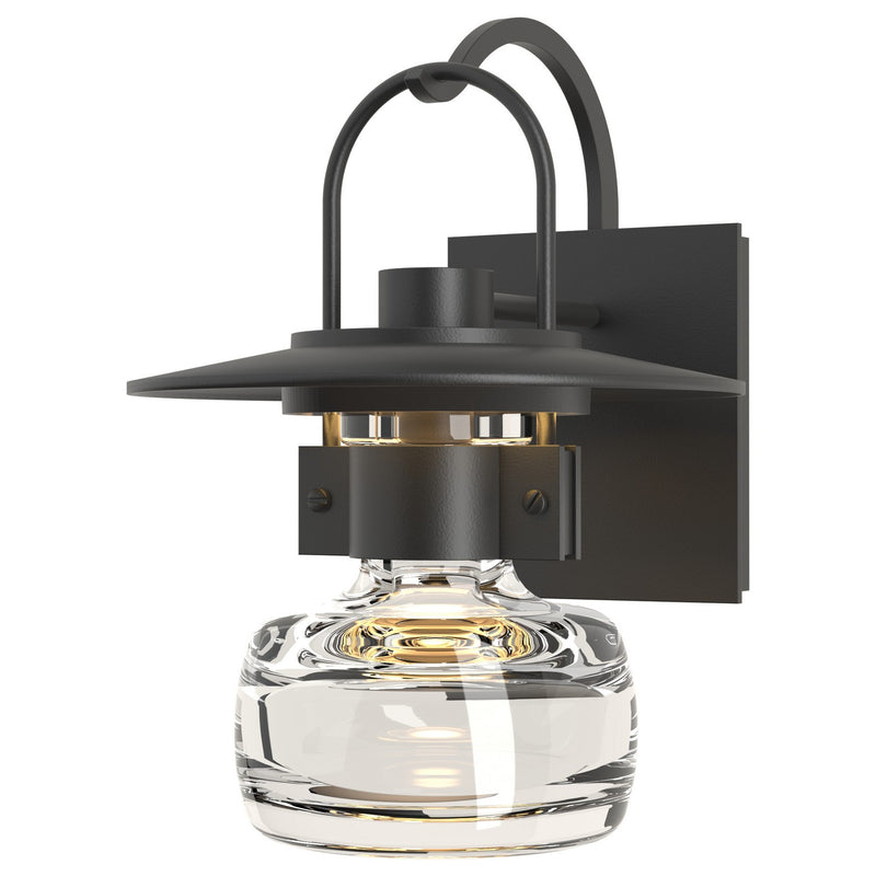 Hubbardton Forge 303003-SKT-80-ZM0448 One Light Outdoor Wall Sconce, Coastal Black