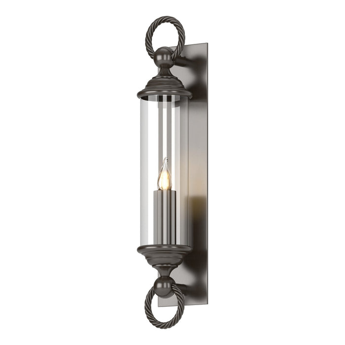 Hubbardton Forge 303080-SKT-14-ZM0034 One Light Outdoor Wall Sconce, Coastal Oil Rubbed Bronze