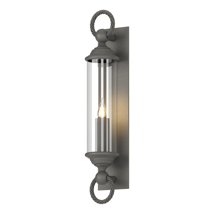 Hubbardton Forge 303080-SKT-20-ZM0034 One Light Outdoor Wall Sconce, Coastal Natural Iron