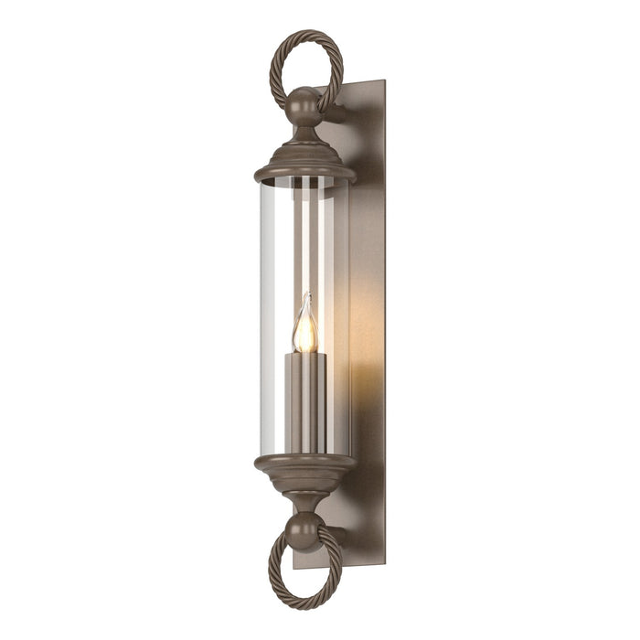 Hubbardton Forge 303080-SKT-75-ZM0034 One Light Outdoor Wall Sconce, Coastal Bronze