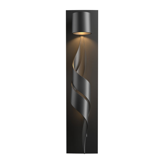 Hubbardton Forge 303090-SKT-80 One Light Outdoor Wall Sconce, Coastal Black