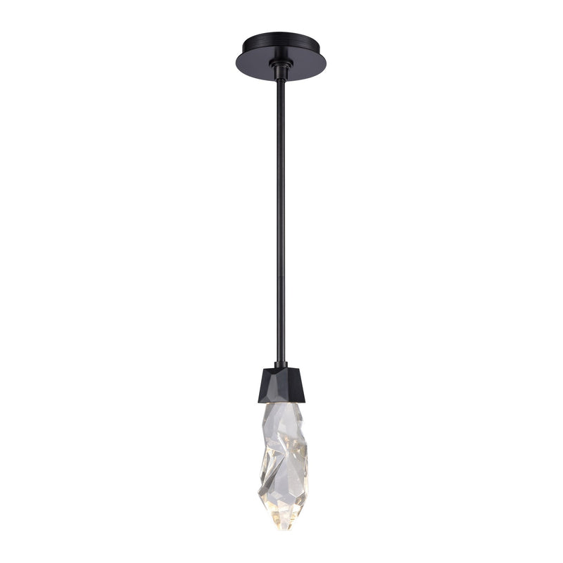 Zeev Lighting MP11404-LED-SBB LED Mini Pendant, Satin Brushed Black