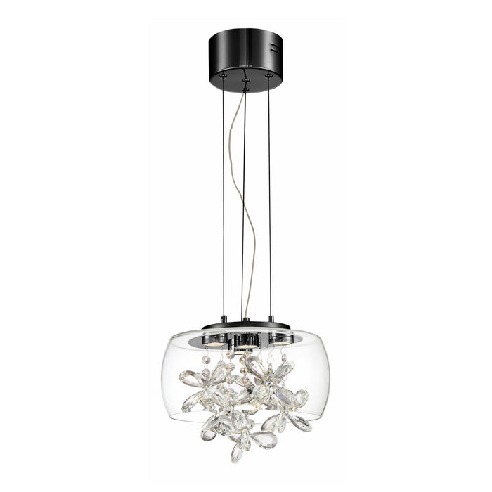 Zeev Lighting MP40046-LED-MBK LED Mini Pendant, Matte Black