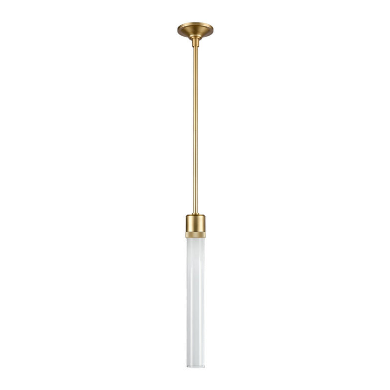 Zeev Lighting P11701-LED-AGB-G2 LED Pendant, Aged Brass