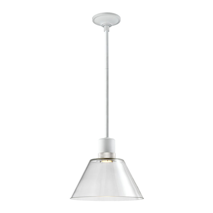 Zeev Lighting P11702-LED-MW-K-PN-G13 LED Pendant, Matte White