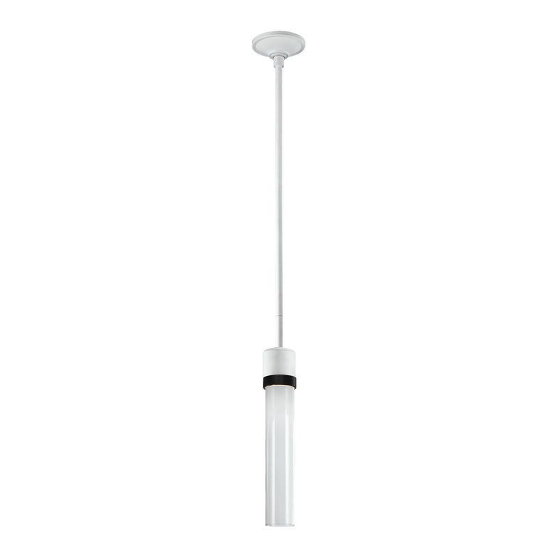 Zeev Lighting P11702-LED-MW-K-SBB-G1 LED Pendant, Matte White