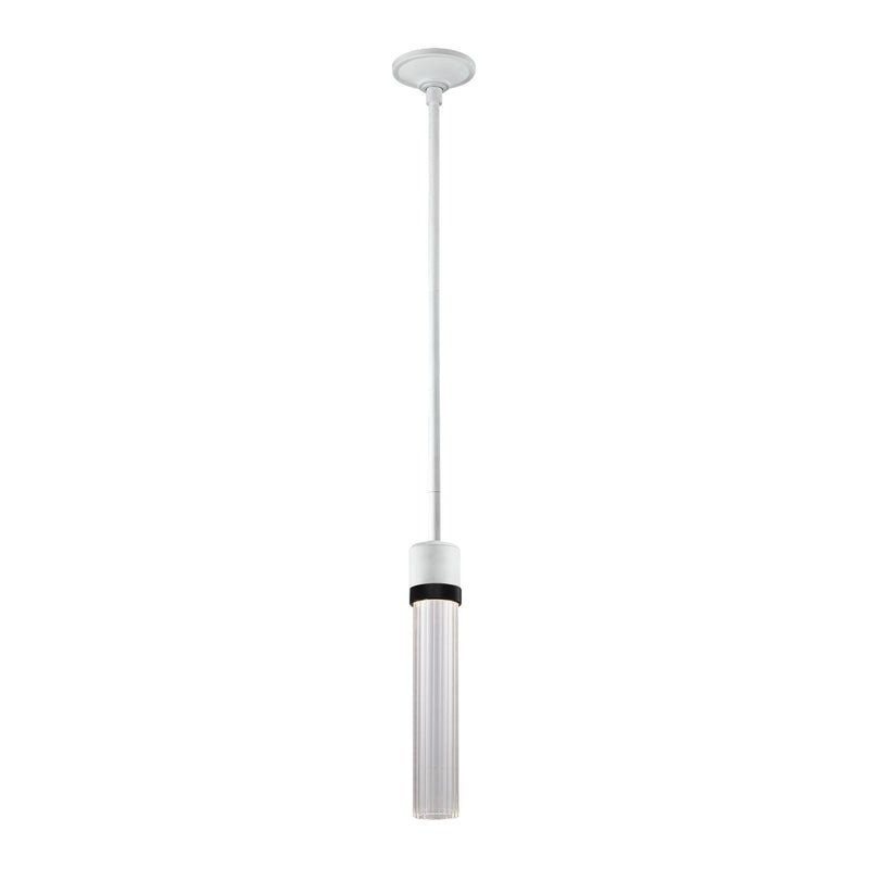 Zeev Lighting P11702-LED-MW-K-SBB-G3 LED Pendant, Matte White
