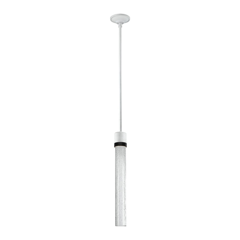 Zeev Lighting P11702-LED-MW-K-SBB-G6 LED Pendant, Matte White