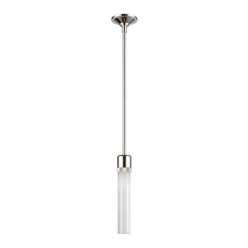 Zeev Lighting P11703-LED-PN-G1 LED Pendant, Polished Nickel