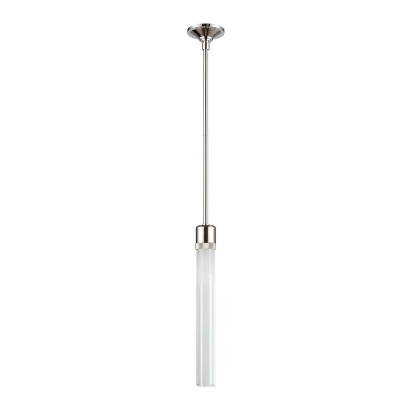 Zeev Lighting P11703-LED-PN-G2 LED Pendant, Polished Nickel