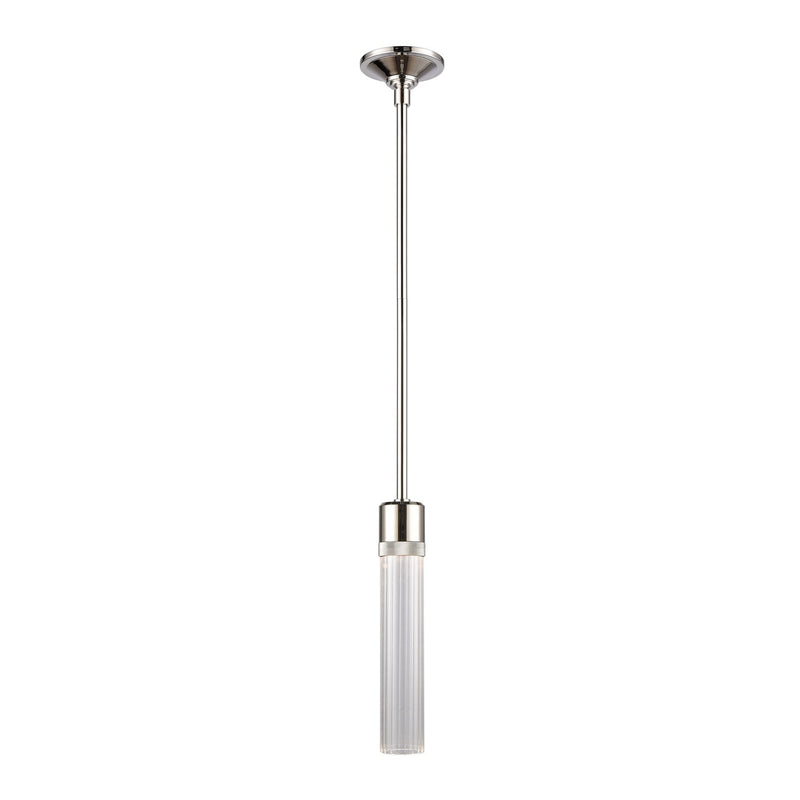 Zeev Lighting P11703-LED-PN-G3 LED Pendant, Polished Nickel