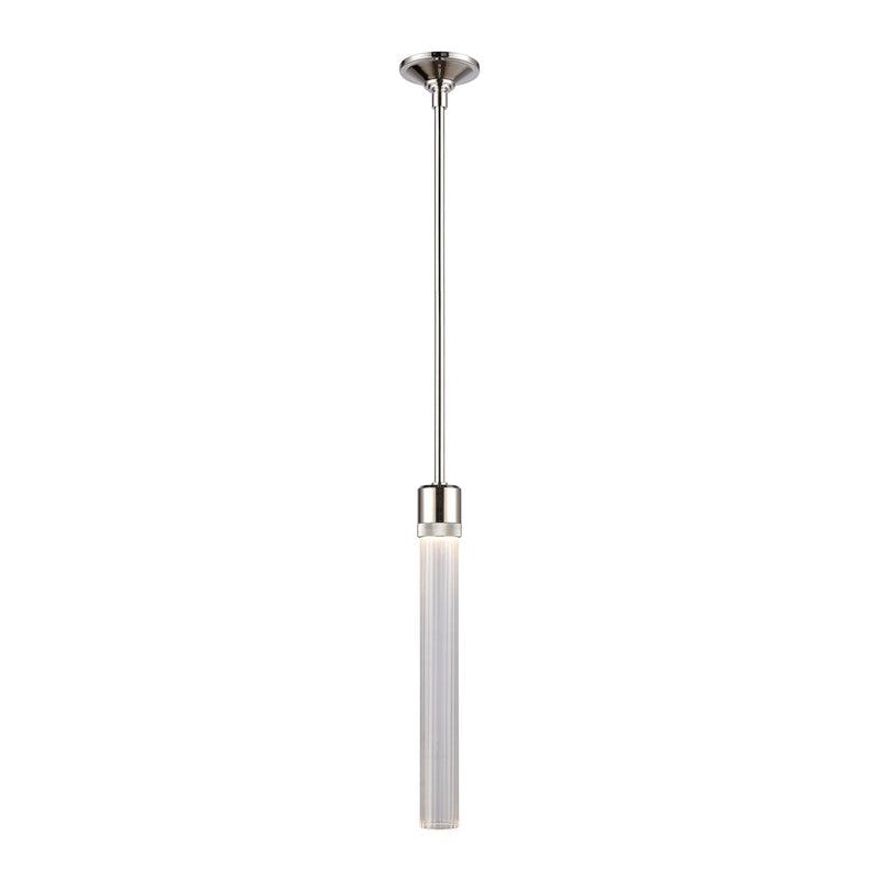 Zeev Lighting P11703-LED-PN-G4 LED Pendant, Polished Nickel