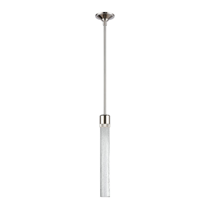 Zeev Lighting P11703-LED-PN-G6 LED Pendant, Polished Nickel