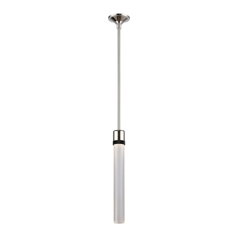 Zeev Lighting P11703-LED-PN-K-SBB-G4 LED Pendant, Polished Nickel