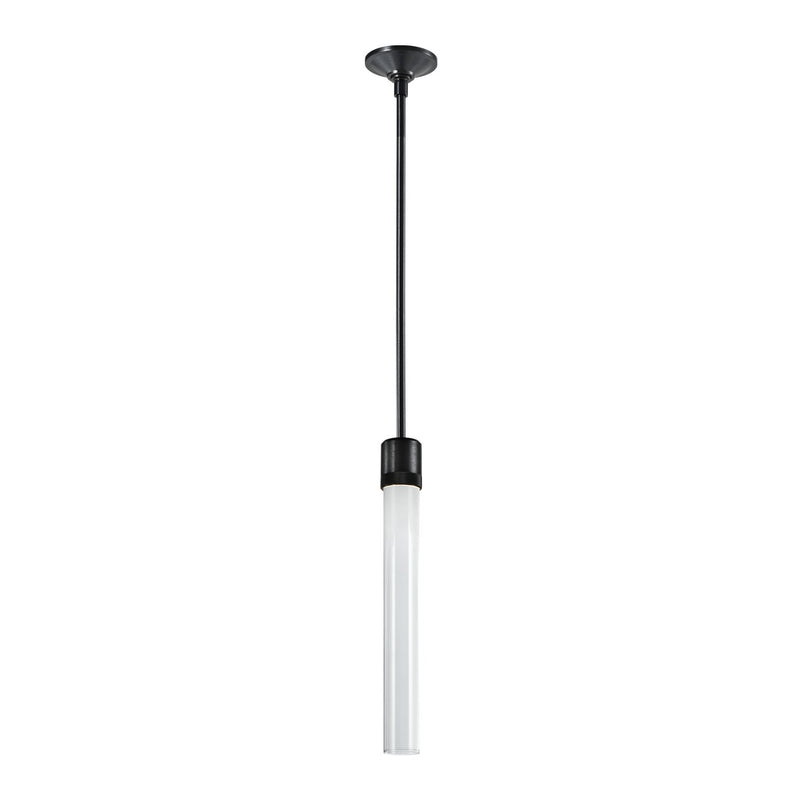 Zeev Lighting P11704-LED-SBB-G2 LED Pendant, Satin Brushed Black