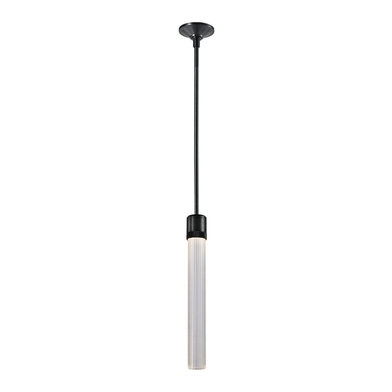Zeev Lighting P11704-LED-SBB-G4 LED Pendant, Satin Brushed Black