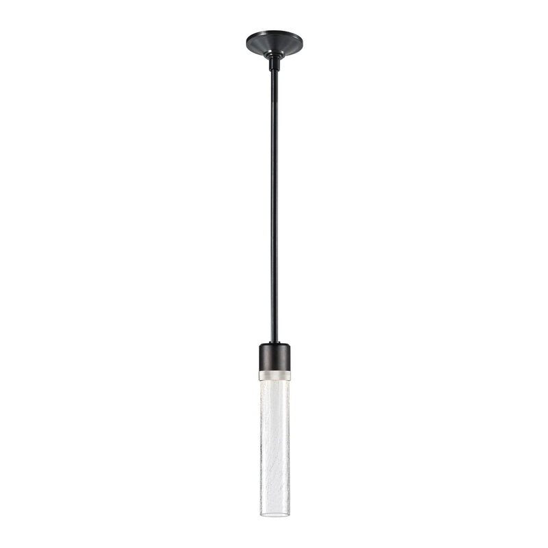 Zeev Lighting P11704-LED-SBB-K-PN-G5 LED Pendant, Satin Brushed Black