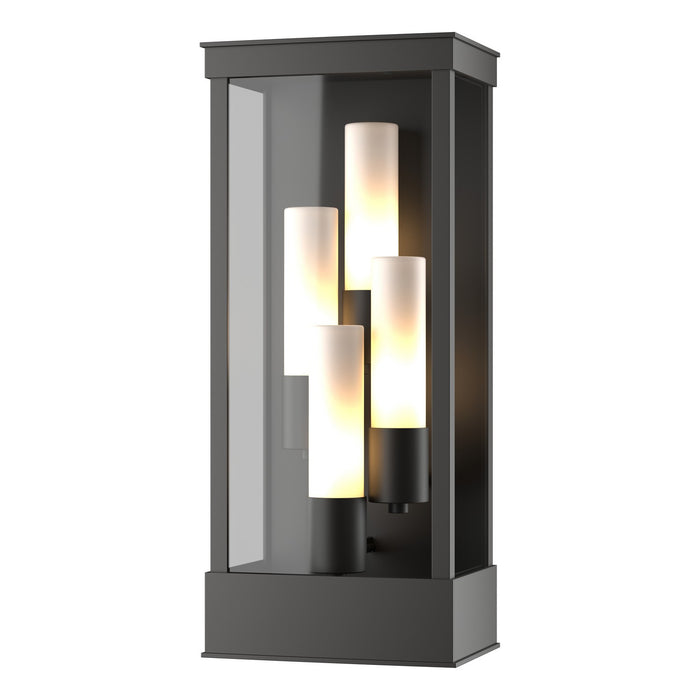 Hubbardton Forge 304330-SKT-14-GG0392 Four Light Outdoor Wall Sconce, Coastal Oil Rubbed Bronze