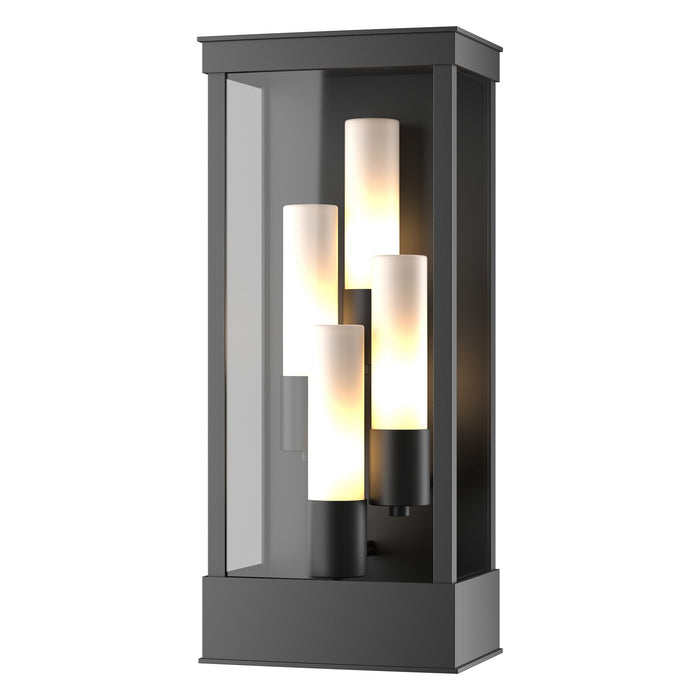 Hubbardton Forge 304330-SKT-80-GG0392 Four Light Outdoor Wall Sconce, Coastal Black