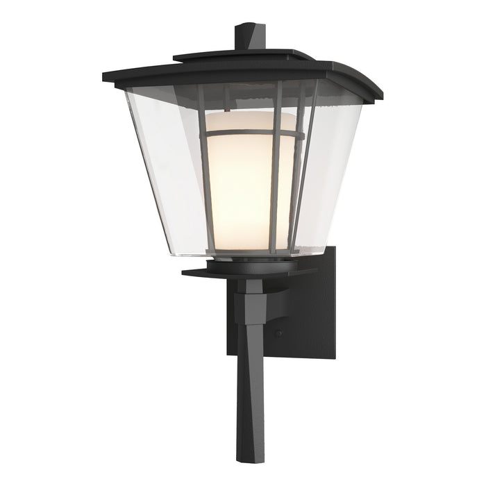 Hubbardton Forge 304815-SKT-80-ZU0295 One Light Outdoor Wall Sconce, Coastal Black