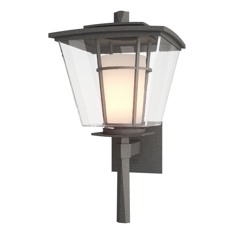 Hubbardton Forge 304820-SKT-20-ZU0287 One Light Outdoor Wall Sconce, Coastal Natural Iron