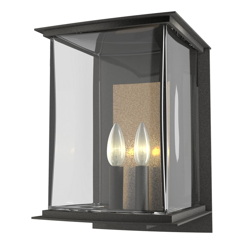 Hubbardton Forge 304842-SKT-20-83-ZM0084 Two Light Outdoor Wall Sconce, Coastal Natural Iron