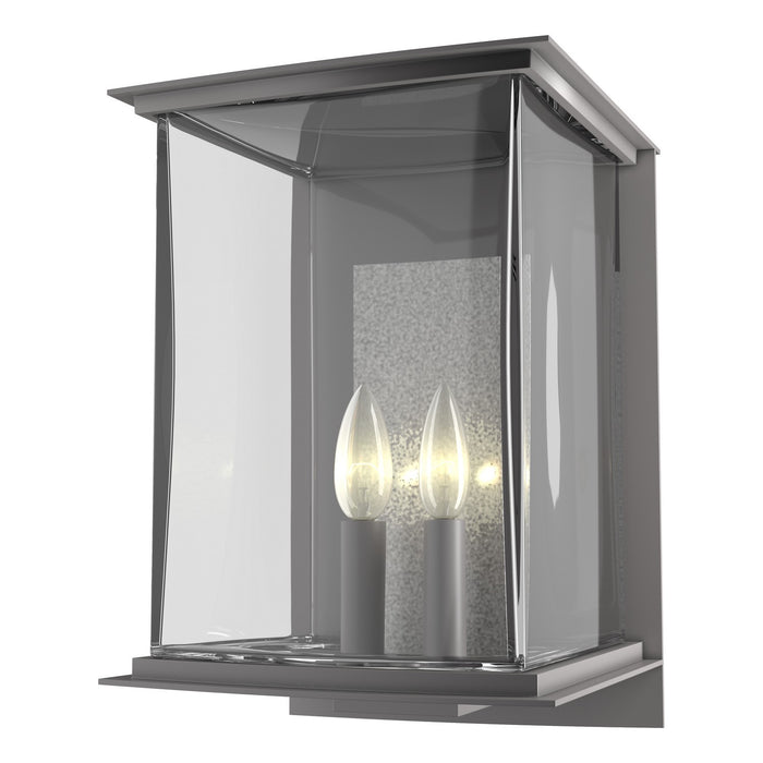 Hubbardton Forge 304842-SKT-78-81-ZM0084 Two Light Outdoor Wall Sconce, Coastal Burnished Steel