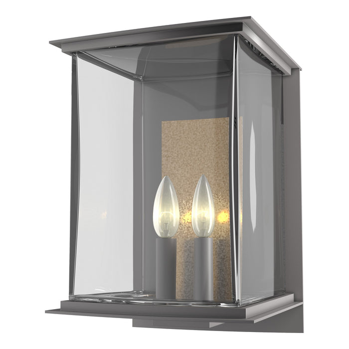 Hubbardton Forge 304842-SKT-78-83-ZM0084 Two Light Outdoor Wall Sconce, Coastal Burnished Steel