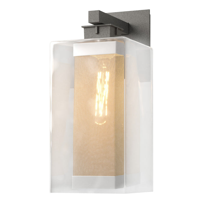 Hubbardton Forge 304854-SKT-20-72-ZM0707 One Light Outdoor Wall Sconce, Coastal Natural Iron