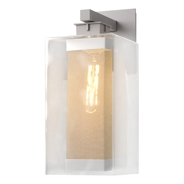 Hubbardton Forge 304854-SKT-78-72-ZM0707 One Light Outdoor Wall Sconce, Coastal Burnished Steel