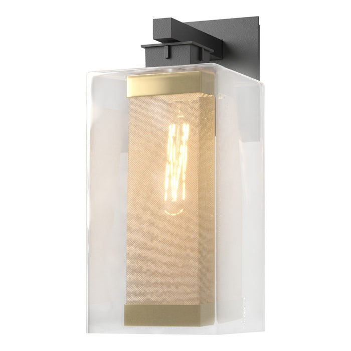 Hubbardton Forge 304854-SKT-80-70-ZM0707 One Light Outdoor Wall Sconce, Coastal Black