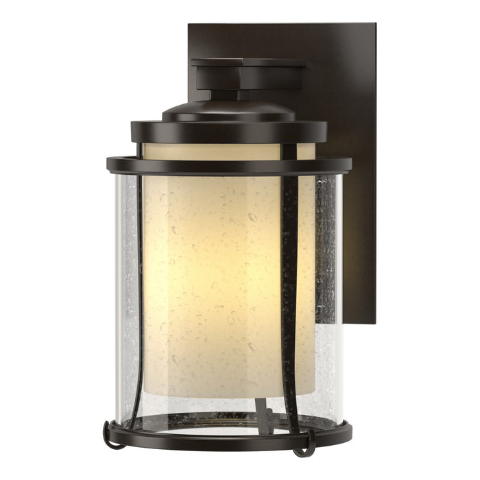 Hubbardton Forge 305605-SKT-14-ZS0296 One Light Outdoor Wall Sconce, Coastal Oil Rubbed Bronze